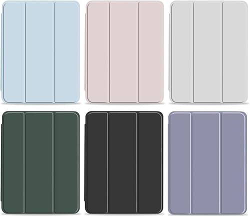 Miniatura 4 de Funda compatible con iPad Air 5 4 generación de 10.9 pulgadas, rosa bebé, funda protectora delgada, soporte y carga para lápiz Apple, encendido y