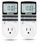 Light Timer, UKOKE Timer Outlet, Appliance Timer with Outlet, 7 Day Weekly Programmable Outlet with
