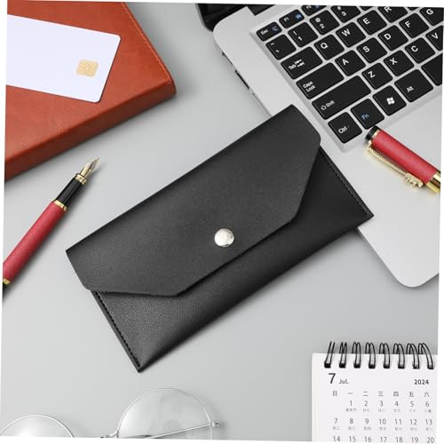 Elegant PU Leather Cash Envelope Wallet for Women Multi Functional Long Clutch Bag with Budget Dividers Lightweight and Portable Design3