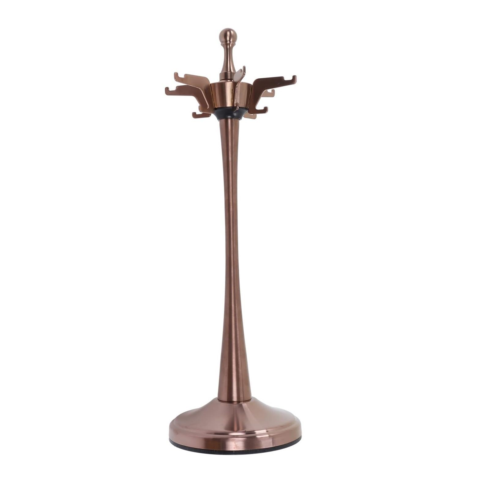 Drehbarer Küchenutensilienhalter Aus Rostfreiem 304 Edelstahl, Platzsparendes Aufbewahrungsregal Mit Schwerem Boden, Stabiler Kochutensilienständer Für Löffel, Schaufeln Und Kni(Rose Gold)