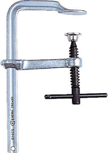 TRUSCO G-16CS Ehoma Clamp, Iron Handle, Maximum Opening 6.3 x Depth 3.1 inches (160 mm) x Depth 3.1 inches (80 mm)