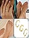 FIASASO 3Pcs Gold Filled Toe Rings for Women Non Tarnish 14K Gold Filled Toe Ring Adjustable Flower Cz Dainty Toe Ring Summer Beach Open Toe Rings Set Toe Jewelry Foot Jewelry