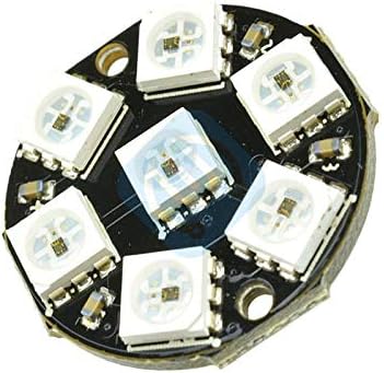 7 Bits 7-Bit LED WS2812 5050 RGB LED Ring Lamp Light with Integrated ...