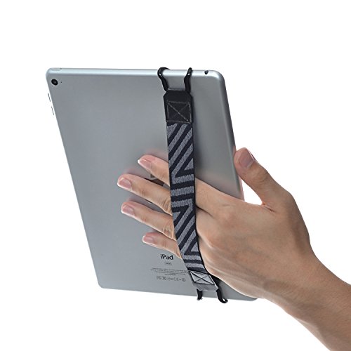 Tfy Security Hand-Strap For Tablet Pc - Ipad 9Th Gen/Ipad Mini 6 / Ipad Air 5 / Ipad Pro 9.7", 11" - Samsung Tablet Pcs - Nexus 7 / Nexus 10 And More (Black) #TOP3