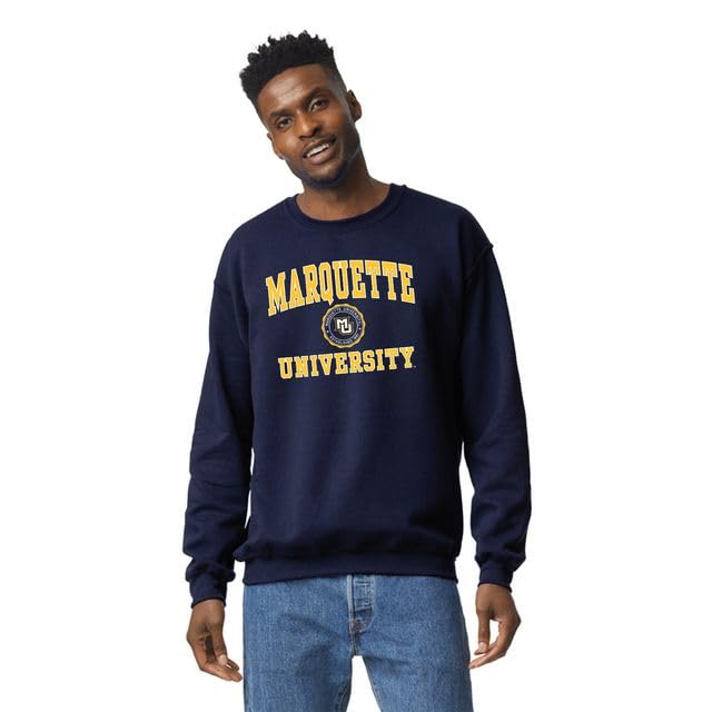 Image of Ivysport Crewneck Sweatshirt for College, Heritage Logo, Color, Adult Unisex