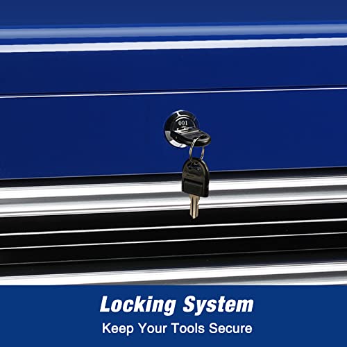 Workpro 4-Drawer Tool Box, 26-Inch Metal Tool Storage Cabinet With Tray, Locking System, Drawer Liner, 270 Lbs Load Capacity, For Diy Projects, Home Improvement, Auto Mechanics #TOP4