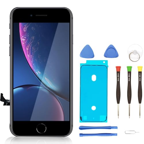 APPLE�Ή� iPhone SE2 /iPhone 8 �t���p�l�� �� 4.7�C���` ��ʌ��� �t�����g�p�l�� LCD �^�b�`�p�l�� �K���X �X�N���[�� �C���p ��t�H��t��2024AZ