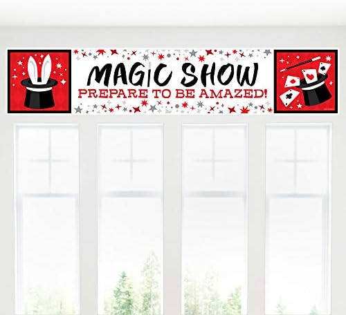 Big Dot of Happiness Ta-Da, Magic Show - Magical Party Decorations Party Banner