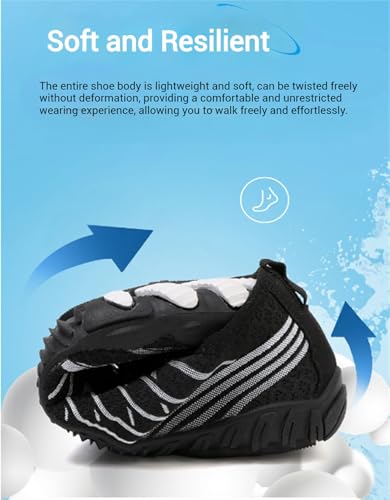 Grounding Shoes with Copper, Grounded Barefoot Footwear for Women Men Neuropathy, Hike Barefoot Footwear Mens, Lightweight Non-Slip4