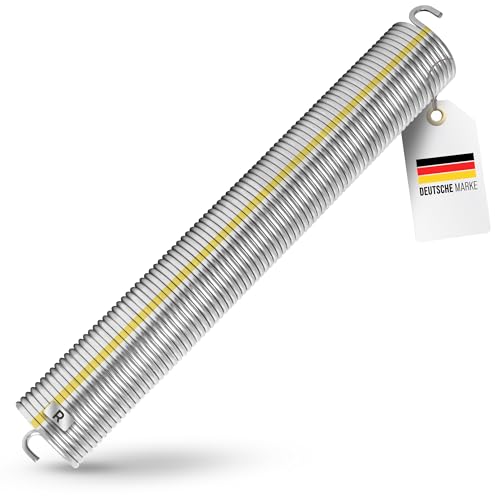 Torsionsfeder für Hörmann Garagentor - in 16 verschiedenen Größen erhältlich - (R701/R20, 387x50x4,5mm) - verzinkte Torsionsfeder aus Federstahl- Erstausrüster Qualität