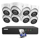 【Admite Tarjeta TF de 256GB y Grabación de Audio】 Con hasta 256 GB de almacenamiento local micro SD y micrófono incorporado, la cámara de video de vigilancia Ethernet puede grabar y almacenar videos activados por movimiento con audio. Vea y escuche para saber qué sucedió en su hogar