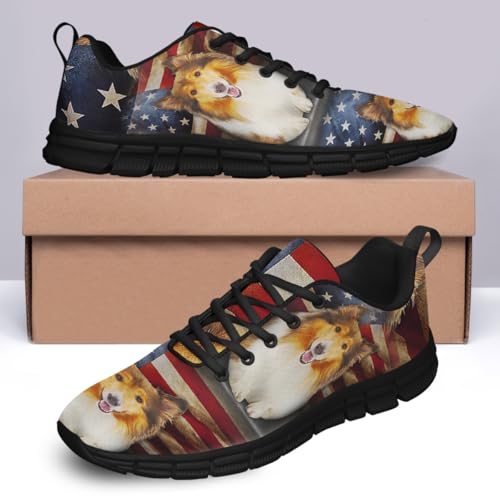 Rough Collie Dog American Shoes Men Women Running Walking Shoes Fashion Sneakers4