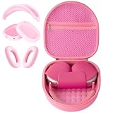 Ya en manzanajugosa.com: Funda de transporte compatible con auriculares Apple Airpods Max, funda rígida de EVA, para guardar auriculares en viajes y al aire libre (funda rosa y funda de silicona)