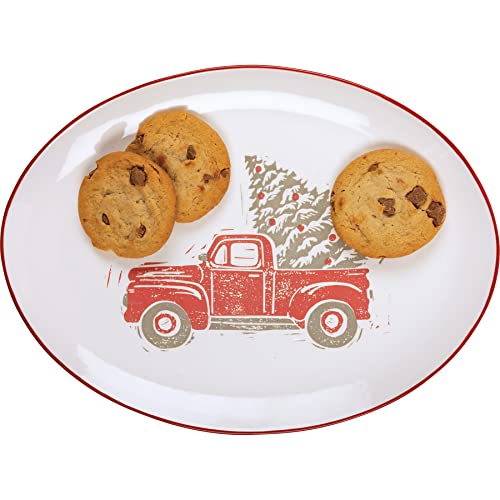 Platter-Red-Truck Platter Red Truck