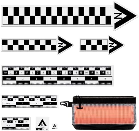 Maitys 9 Pack Archaeological North Arrow and Scale Set, Geology ...