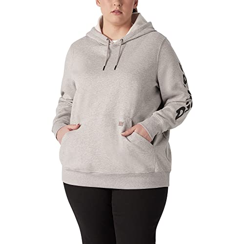 Dickies Size Women's Plus Heavyweight Logo Sleeve Pullover