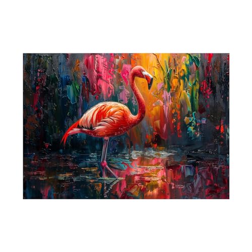 Impression sur toile d'animaux 60x80cm pour décoration murale