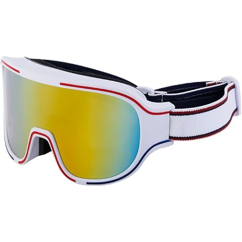 Galvanic Ski Goggles for Adult,Over Glasses Anti Fog UV Protection Skiing Goggles for Men and Women Cover