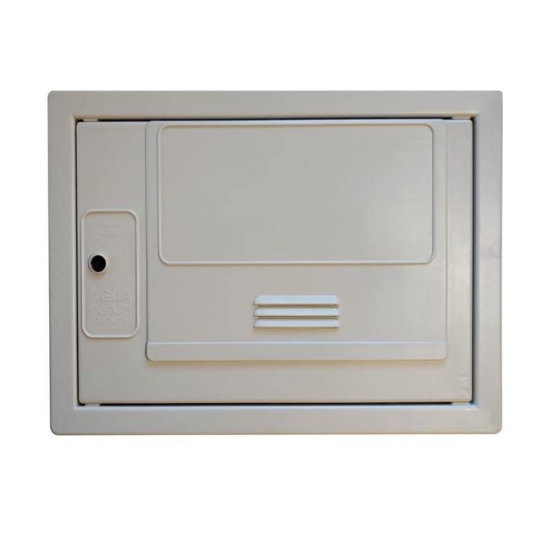 Riegopro Armario Contador pequeño sin mirilla. Ideal para la instalación de contadores de agua o para colocación de programadores de riego.