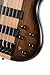 Cort C5PLUSOVMHABB Artisan Series C5 Plus OVMH 5 String Bass Guitar, Antique Brown Burst