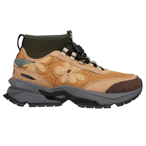 PUMA Mens Pam X Nano Floral Hiking Hiking Sneakers Shoes - Beige