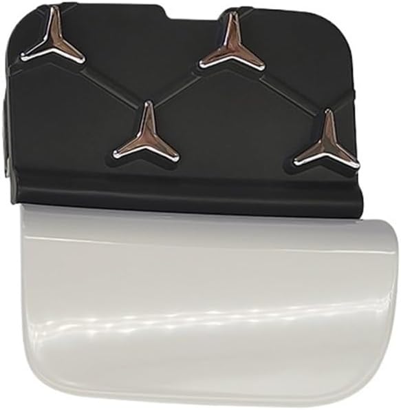 2021-2023 New Fit for Benz C-Class Front Bumper Trailer Cover with Starry Sky Pattern, Tow Hook Cover Plate 2068850402(White)