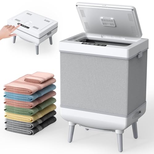 FEACORT Towel Warmer, 35L Large Foldable Towel Warmers for Bathroom, Dual-Mode Blanket Warmer with...