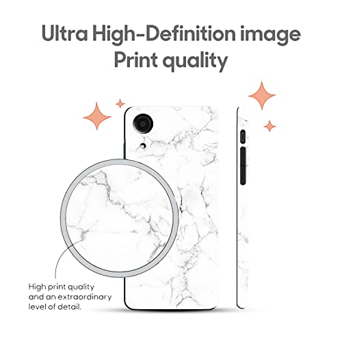 Image of COLORflow Back Cover Compatible with Samsung Galaxy A03 Core | Beautiful White Marble | Designer Printed Hard CASE Bumper Back Cover Compatible with Samsung Galaxy A03 Core