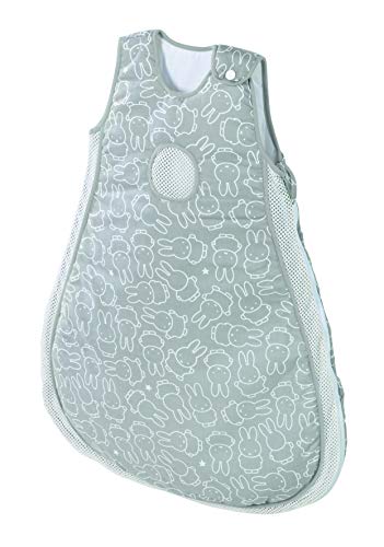 Roba Sacco Nanna Safe Asleep Easy Air, Miffy, 62/68, Cotone Traspirante, Grigio Chiaro - 2