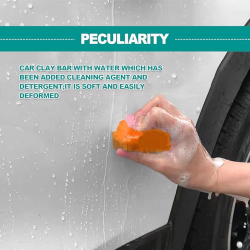4er Pack 100g Car Clay Bar Auto Detailing Magic Clay Bar für Autowäsche Auto BLAU - Bild 21 von 22