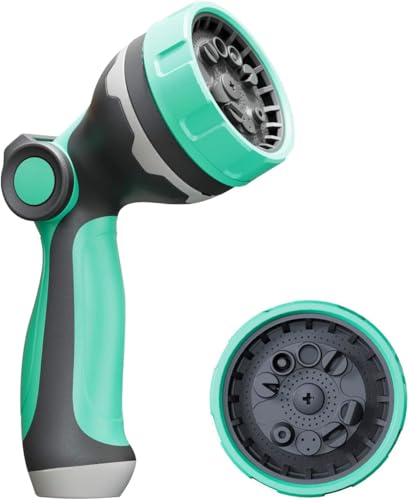 Garden Hose Nozzle, Hose Sprayer Nozzle with 10 Patterns High