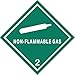 Container Label/Placard Type Hazardous Class,Dot Container Label, Hazard Class Class 2 (Gases),2041005463