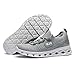 Men's Slip on Breathable Walking Shoes Ultra Lightweight Casual Sport Fashion Sneakers Running Shoes Grey