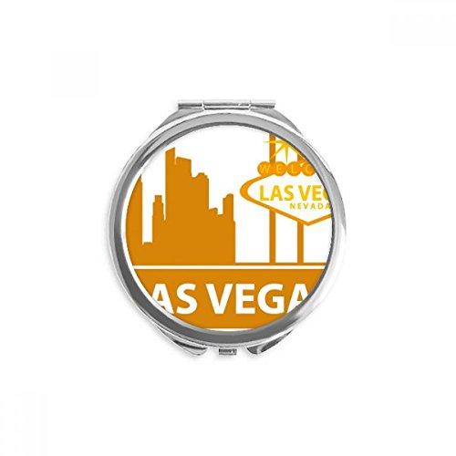 Miroir de maquillage Las Vegas cadeau souvenir d'Amérique miroir rond compact