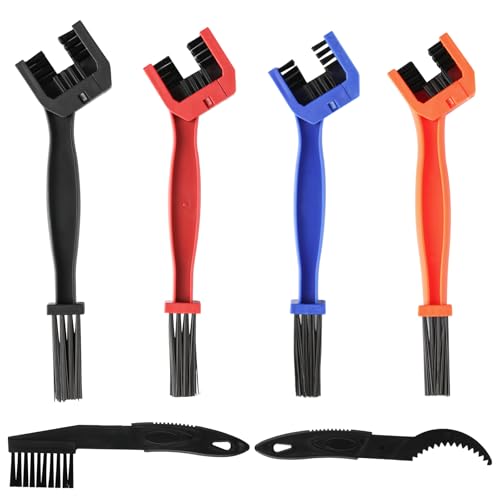 6 Pcs Bicycle Motorcycle Motorbike Chain Cleaner Tool: 4 Bicycle Bike...