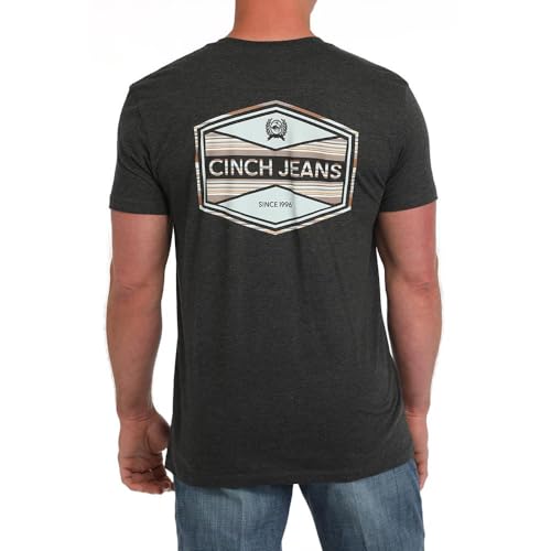 Cinch Mens Logo Black T-Shirt2