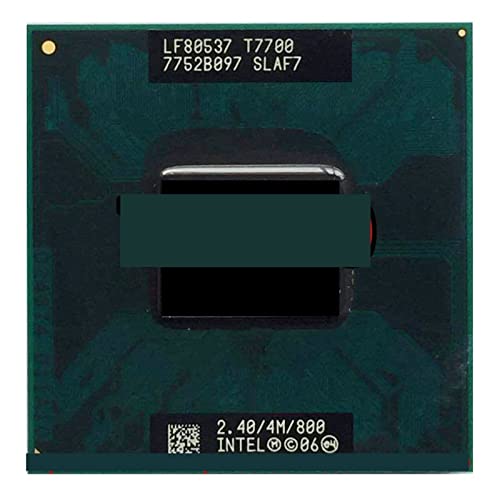 Processeur Intel Core 2 Duo T7700 pour ordinateur portable dual-core FSB 800 MHz