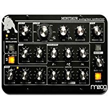 Tapis de souris à illustration de synthétiseur classique Tapis de souris rétro avec illustration de synthétiseur de musique - Cadeau.