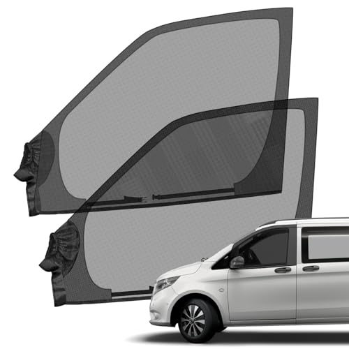 Moustiquaires de porte avant de Mercedes Vito pour le camping et vanlife