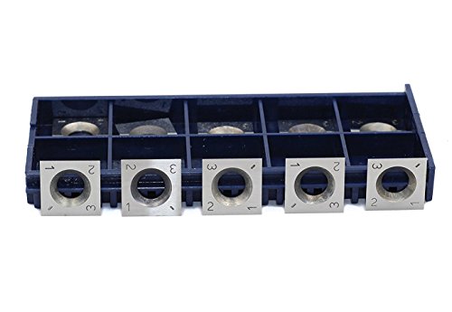 YUFUTOL 14mm Square Straight Carbide Cutter Insert(14mm length X14mm widthX2.0mm thickness),Pack of 10, Designed for Spiral/Helical Planer Cutter Head Wood Lathe Tool - Thumbnail 3