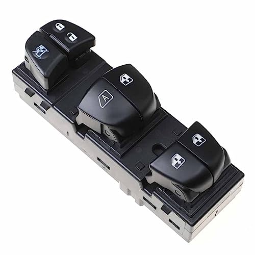 Interrupteur de rétroviseur et fenêtre électrique avec commande fluide noire - 3
