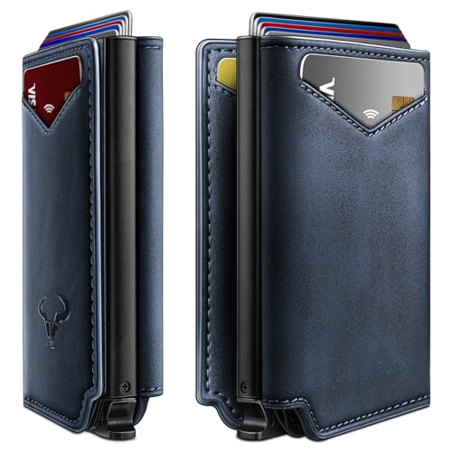 BULLIANT Men Wallet Leather Wallet Card Holders Money Clip for