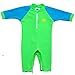 Nozone Fiji Sun Protective Baby Swimsuit in Lime/Aqua, 18-24 Months