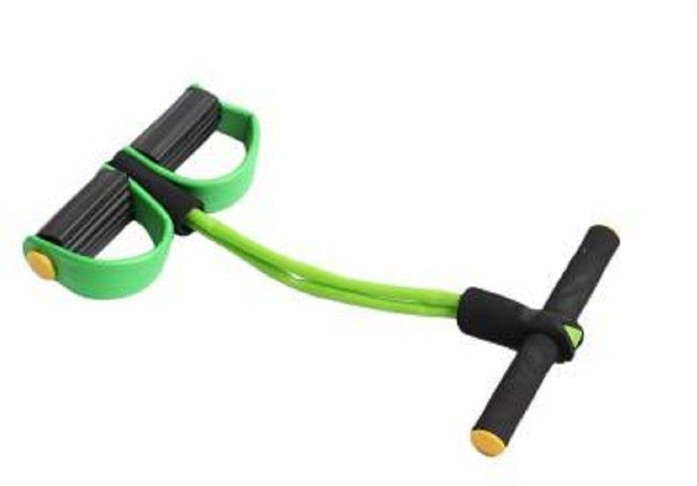 GYMFREAK Rubber Pull String Waist Reducer Exerciser Resistance Tube for Body Shaper Ab Exerciser (Multicolor)-picture-13