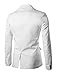 uxcell Men's Notched Lapel Button Slim Fit Casual Lightweight Sport Coats Blazer 38 White