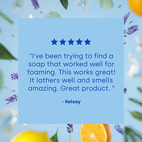 Dropps Foaming Hand Soap Refills, 4 Pack: Lemon Verbena (Refill Pods) | With Aloe And Moisturizers | Makes 4 Bottles Of Soap | Powered By Natural Plant-Based Ingredients #TOP5