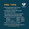 Diamondback Nozzles Qidi Q1 Pro, XMax3, XPlus3 Compatible Polycrystalline Solid Diamond Tip 3D Printer Nozzles, Improved Extrusion, Any Filament, Long Life, Wear Resistant, USA Made (0.6mm)