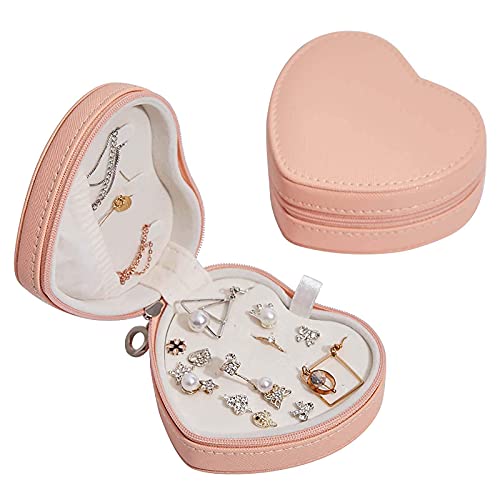 Coffrets cadeaux pour bijoux ZYFSHA en cuir PU rose avec écrin de rangement qualitatif