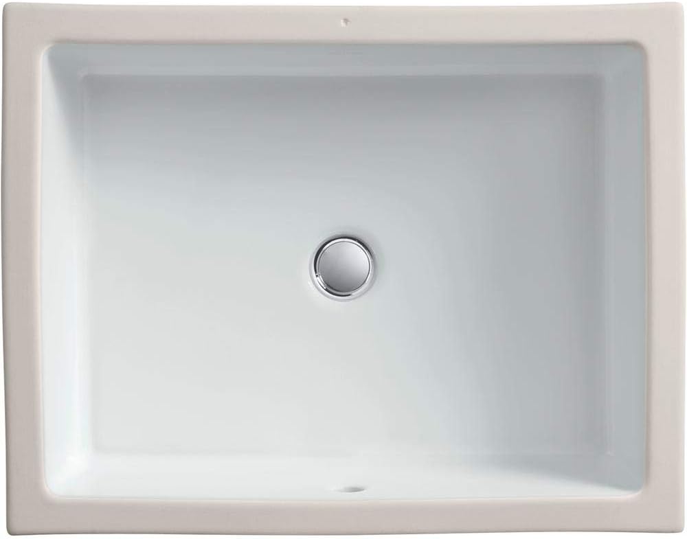 Kohler 2882-95 Verticyl® 19-3/4" rectangular undermount bathroom sink, Ice Grey