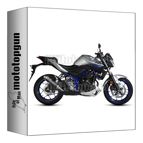 Mivv GP Carbon pour Yamaha MT-03 2023 2024, un échappement homologué au look racing carbone